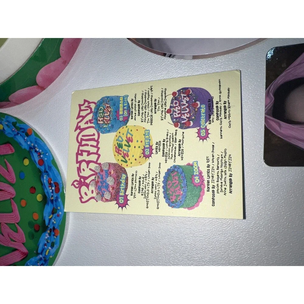 NEW RED Velvet : The Reve Festival 2022 - Birthday Cake CD + PHOTOS